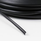 Ротанг искусственный гладкий 7 мм 100 м полутрубка (черный) - Фото 4