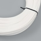 Ротанг искусственный гладкий 7 мм 100 м полутрубка (белый) - Фото 2
