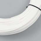 Ротанг искусственный гладкий 8 мм 100 м полумесяц (белый) - фото 9074645