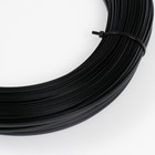 Ротанг искусственный 6 мм 100 м волна (черный) - Фото 2