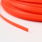 Ротанг искусственный 6 мм 100 м волна (оранжевый) - Фото 4