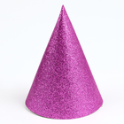Карнавальный колпак «Блеск», набор 6 шт., цвет розовый - фото 23712638