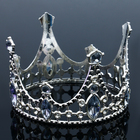 Украшение для торта "Корона", цвет серебро - фото 321077868