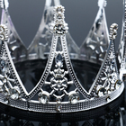 Топпер для торта «Корона с камнями», цвет серебро - Фото 2