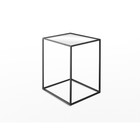Стол журнальный «Куб», 310х310х430, металл, матовое стекло, чёрный - фото 321055950