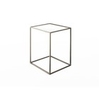 Стол журнальный «Куб», 310х310х430, металл, стекло, золотой - фото 321055952
