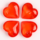 Сердечки пластиковые декоративные, набор 100 шт., размер 1 шт. — 2 × 2 см, цвет красный - Фото 6