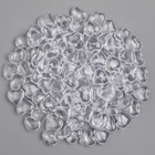 Сердечки пластиковые декоративные, набор 100 шт., размер 1 шт. — 2 × 2 см, цвет прозрачный - Фото 3