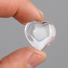 Сердечки пластиковые декоративные, набор 100 шт., размер 1 шт. — 2 × 2 см, цвет прозрачный - Фото 7