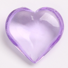 Сердечки пластиковые декоративные, набор 100 шт., размер 1 шт. — 2 × 2 см, цвет фиолетовый - Фото 7