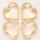 Сердечки пластиковые декоративные, набор 100 шт., размер 1 шт. — 2 × 2 см, цвет золотой - Фото 6