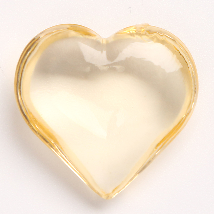 Сердечки пластиковые декоративные, набор 100 шт., размер 1 шт. — 2 × 2 см, цвет золотой