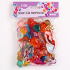 Сердечки пластиковые декоративные, набор 100 шт., размер 1 шт. — 2 × 2 см, цвет МИКС - Фото 2