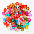 Сердечки пластиковые декоративные, набор 100 шт., размер 1 шт. — 2 × 2 см, цвет МИКС - Фото 3