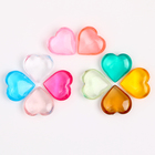 Сердечки пластиковые декоративные, набор 100 шт., размер 1 шт. — 2 × 2 см, цвет МИКС - фото 11154130