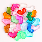 Сердечки пластиковые декоративные, набор 25 шт., размер 1 шт. — 3 × 3,5 см, цвет МИКС - Фото 3