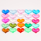 Сердечки пластиковые декоративные, набор 25 шт., размер 1 шт. — 3 × 3,5 см, цвет МИКС - Фото 4