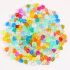 Кристалы пластиковые декоративные, набор 120 г, размер 1 шт. — 1 × 1,2 см, цвет МИКС - фото 11154153