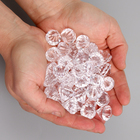 Кристалы пластиковые декоративные, набор 45 шт., размер 1 шт. — 2,5 × 2 см, цвет прозрачный - Фото 8