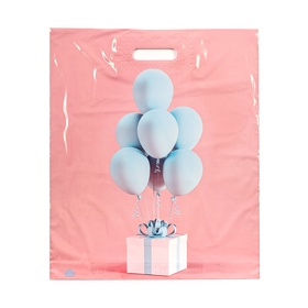 Пакет «Воздушный сюрприз», полиэтиленовый с вырубной ручкой, 37?44.5 см, 60 мкм (комплект 50 шт)