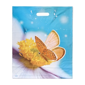 Пакет «Мгновения», полиэтиленовый с вырубной ручкой, 37?45 см, 60 мкм (комплект 50 шт)