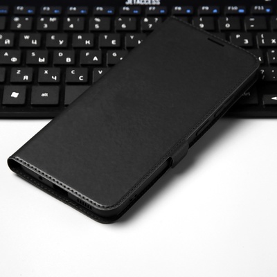 Чехол BoraSCO Book Case для Xiaomi Redmi 12C, чёрный