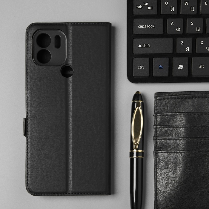 Чехол BoraSCO Book Case для Xiaomi Redmi A1+/A2+, чёрный