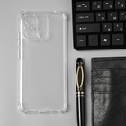 Чехол BoraSCO Bumper Case для Xiaomi Redmi 12C, силиконовый, прозрачный - Фото 4