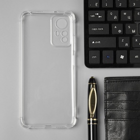 Чехол BoraSCO Bumper Case для Xiaomi Redmi Note 12S, силиконовый, прозрачный