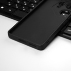 Чехол BoraSCO матовый для Tecno Camon 20 Premier 5G, черный - фото 9000869