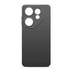 Чехол BoraSCO матовый для Tecno Camon 20 Premier 5G, черный - фото 9060902