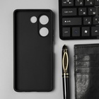 Чехол BoraSCO матовый для Tecno Camon 20/20 Pro 4G, черный - фото 51530950 Чехол BoraSCO матовый для Tecno Camon 20/20 Pro 4G, черный - фото 51530950