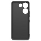 Чехол BoraSCO матовый для Tecno Camon 20/20 Pro 4G, черный - фото 51530948 Чехол BoraSCO матовый для Tecno Camon 20/20 Pro 4G, черный - фото 51530948