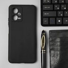 Чехол BoraSCO матовый для Xiaomi Poco X5 5G, черный - фото 9000889