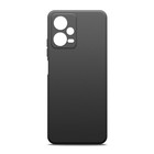 Чехол BoraSCO матовый для Xiaomi Poco X5 5G, черный - фото 321078143