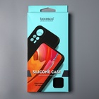 Чехол BoraSCO матовый для Xiaomi Redmi 10C, черный 10328186 - фото 15875595