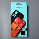 Чехол BoraSCO матовый для Xiaomi Redmi 12, черный - фото 51531027 Чехол BoraSCO матовый для Xiaomi Redmi 12, черный - фото 51531027