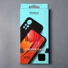 Чехол BoraSCO матоваый для Xiaomi Redmi 12C, черный - Фото 7