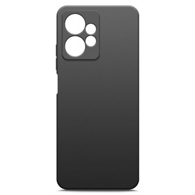 Чехол BoraSCO матоваый для Xiaomi Redmi Note 12 4G, черный