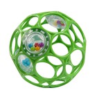Развивающая игрушка Bright Starts, мяч Oball, с погремушкой, цвет зелёный - фото 110011978