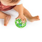 Развивающая игрушка Bright Starts, мяч Oball, с погремушкой, цвет зелёный - Фото 3