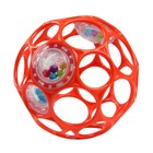 Развивающая игрушка Bright Starts, мяч Oball, с погремушкой, цвет красный - фото 110011986