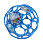 Развивающая игрушка Bright Starts, мяч Oball, с погремушкой, цвет синий - Фото 1