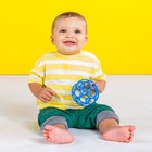 Развивающая игрушка Bright Starts, мяч Oball, с погремушкой, цвет синий - Фото 2