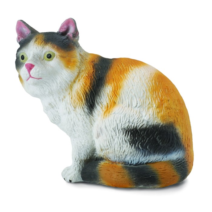 Фигурка Collecta «Домашняя кошка сидячая», размер S - фото 1906595910