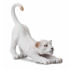 Фигурка Collecta «Потягивающийся белый тигрёнок», размер S - фото 51545105