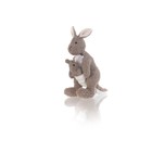 Мягкая игрушка Gulliver кенгуру с кенгуренком, 20 см - фото 110218413