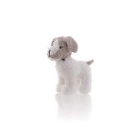 Мягкая игрушка Gulliver щенок, цвет бело-серый, 16 см