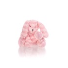 Мягкая игрушка Gulliver зайка кудрявый цвет розовый, 22 см - Фото 5