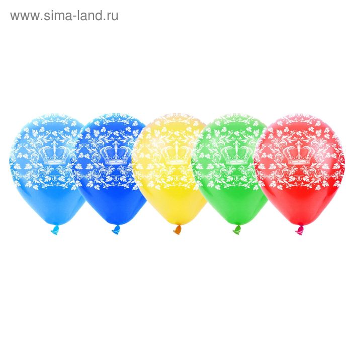 Набор воздушных шаров "Царские" 12", 5 шт. - Фото 1